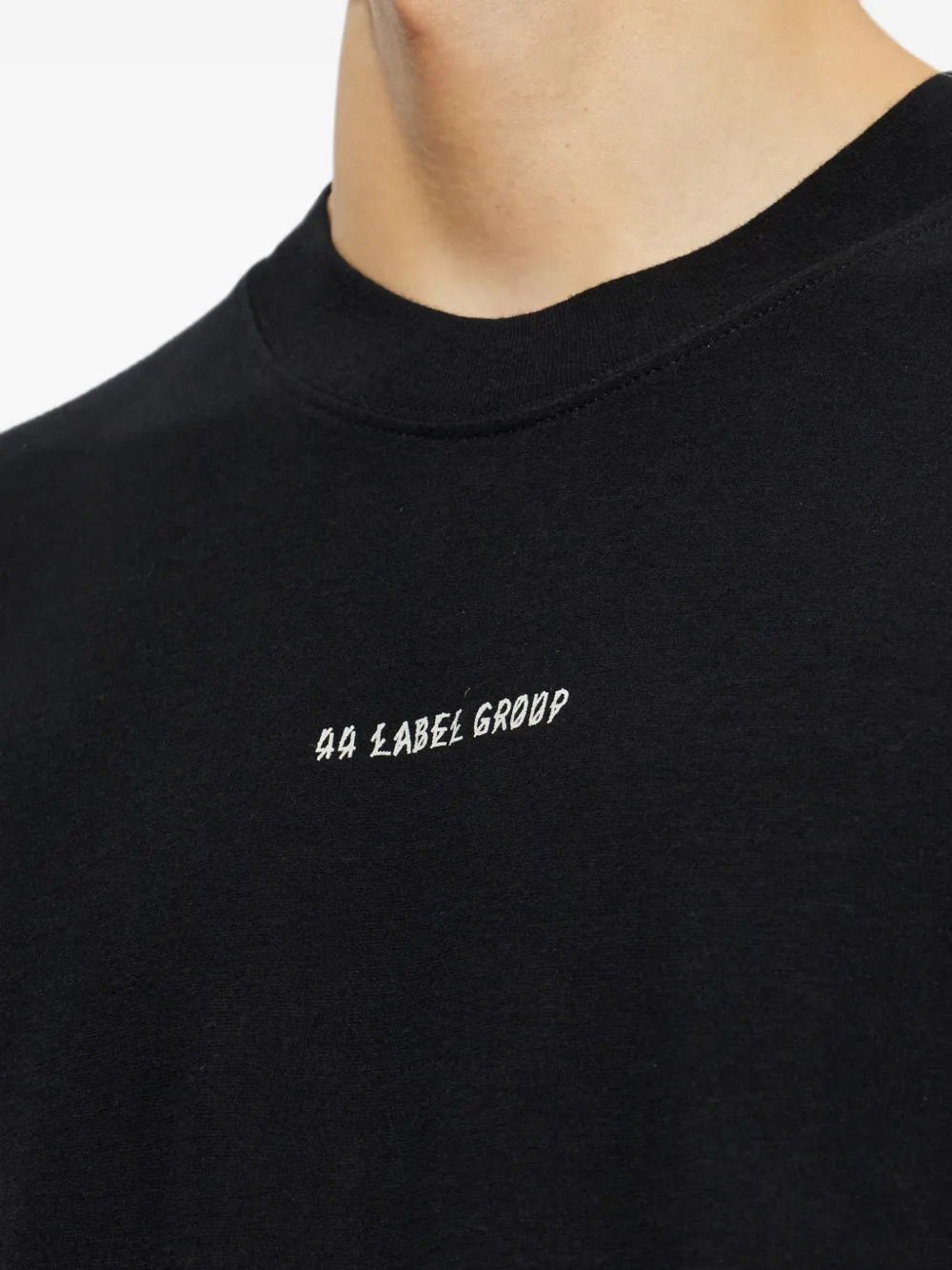 44 LABEL GROUP T-shirt met print Zwart