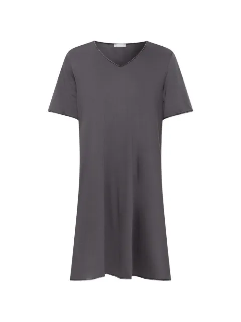 Hanro V-neck short-sleeve nightdress