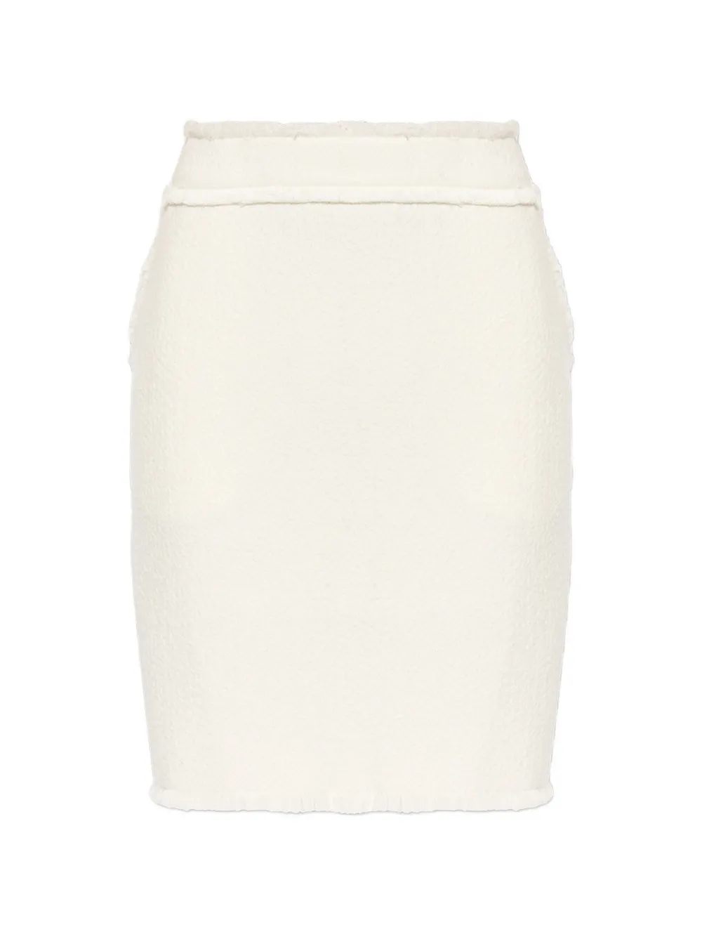 Max Mara Abile frayed skirt - Toni neutri