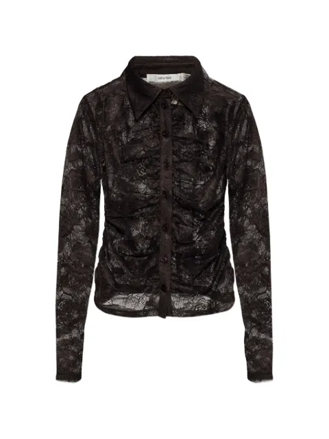 Gestuz GZleala lace long-sleeve shirt