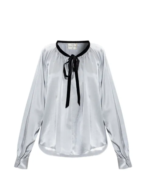 Forte Forte tie-neck silk top