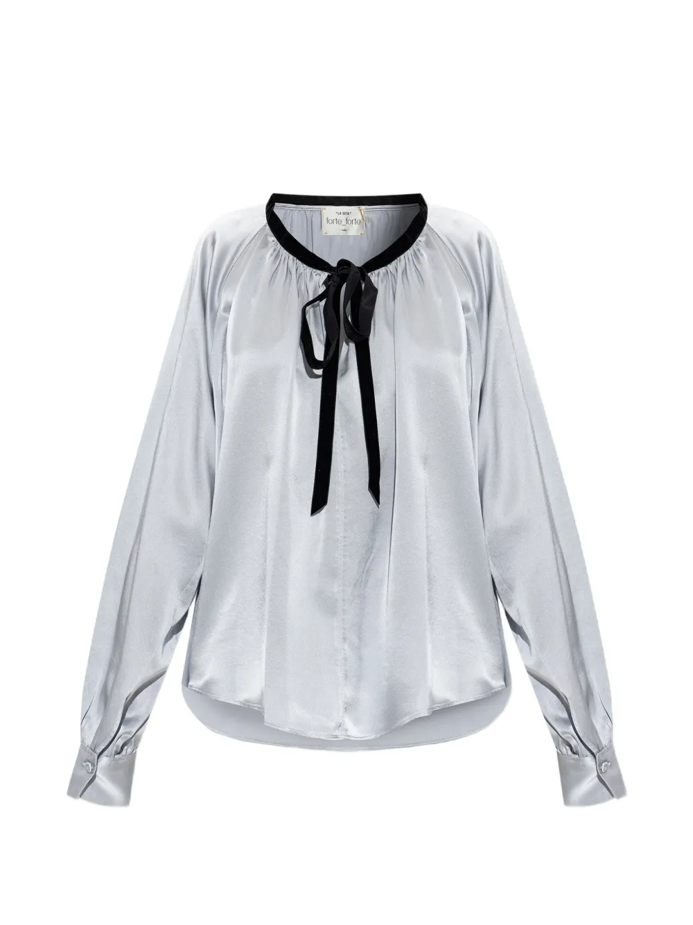 Forte Forte tie-neck silk top