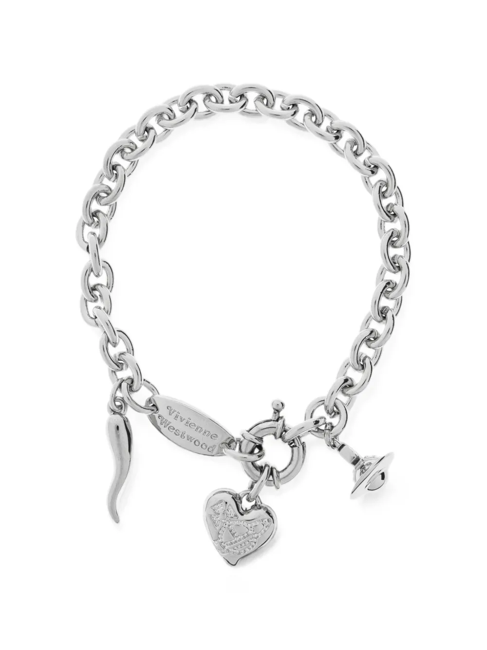 Vivienne Westwood Della charm bracelet - Argento