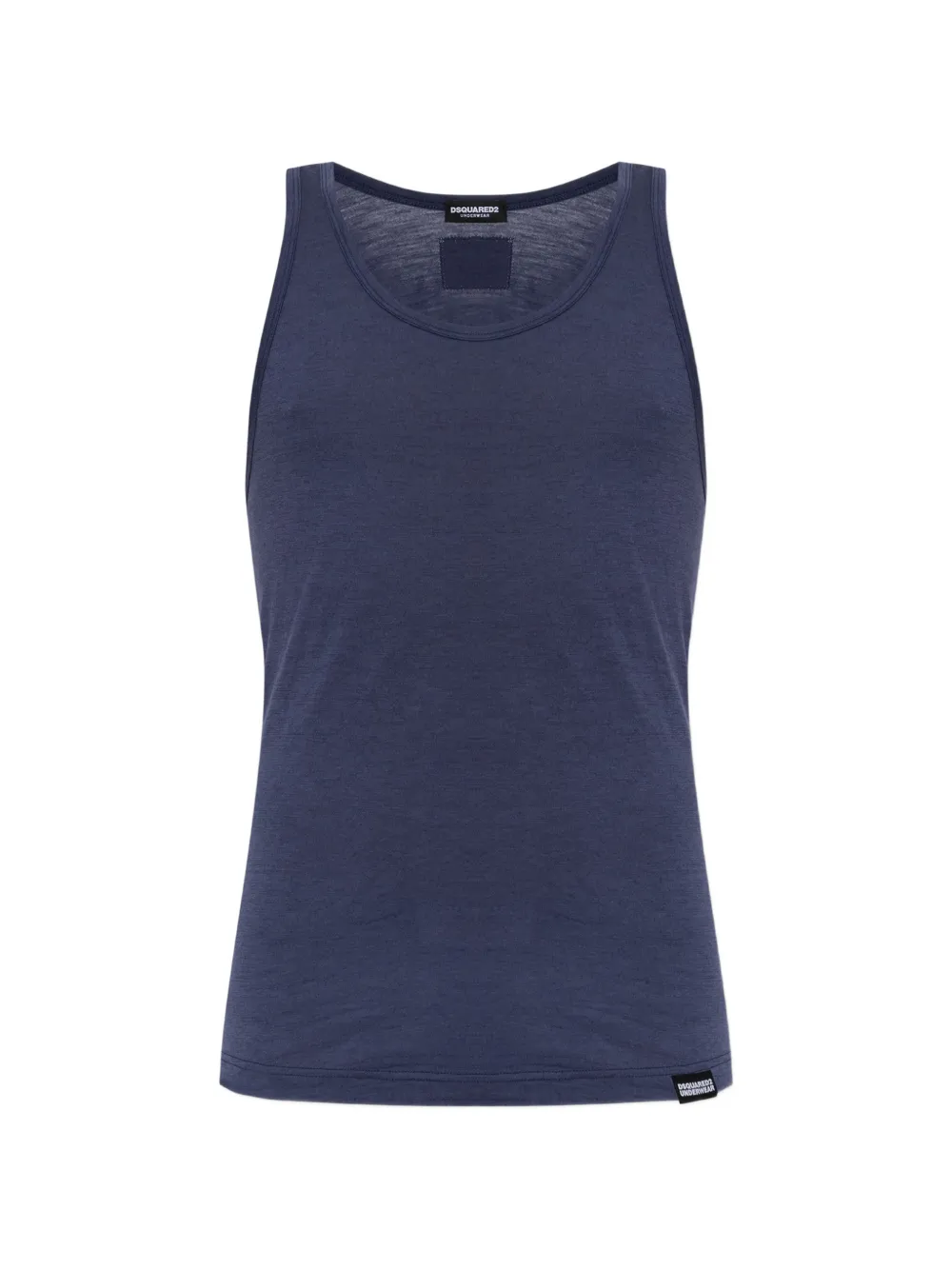 Dsquared2 Scoop-neck Wool Tank Top In 블루