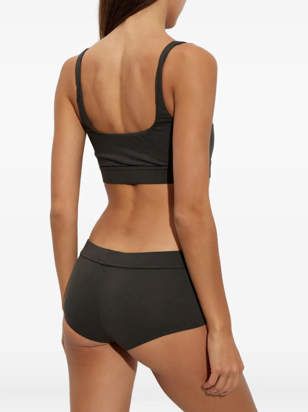 DSQUARED2 Slip met logopatch Zwart