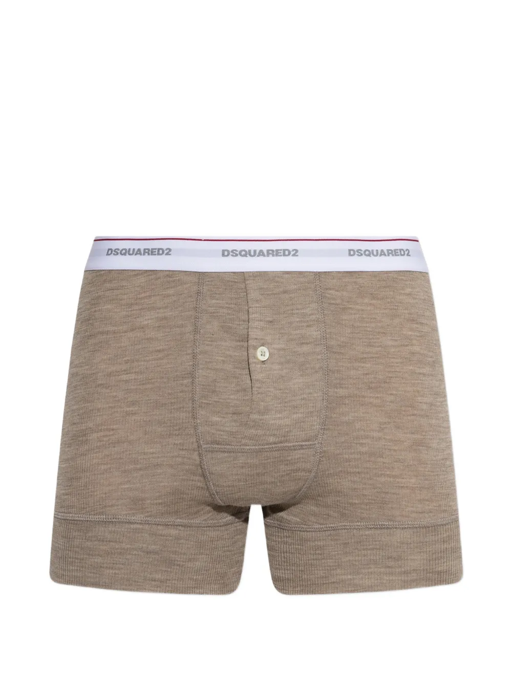 DSQUARED2 logo-waistband button-detail boxers - Toni neutri