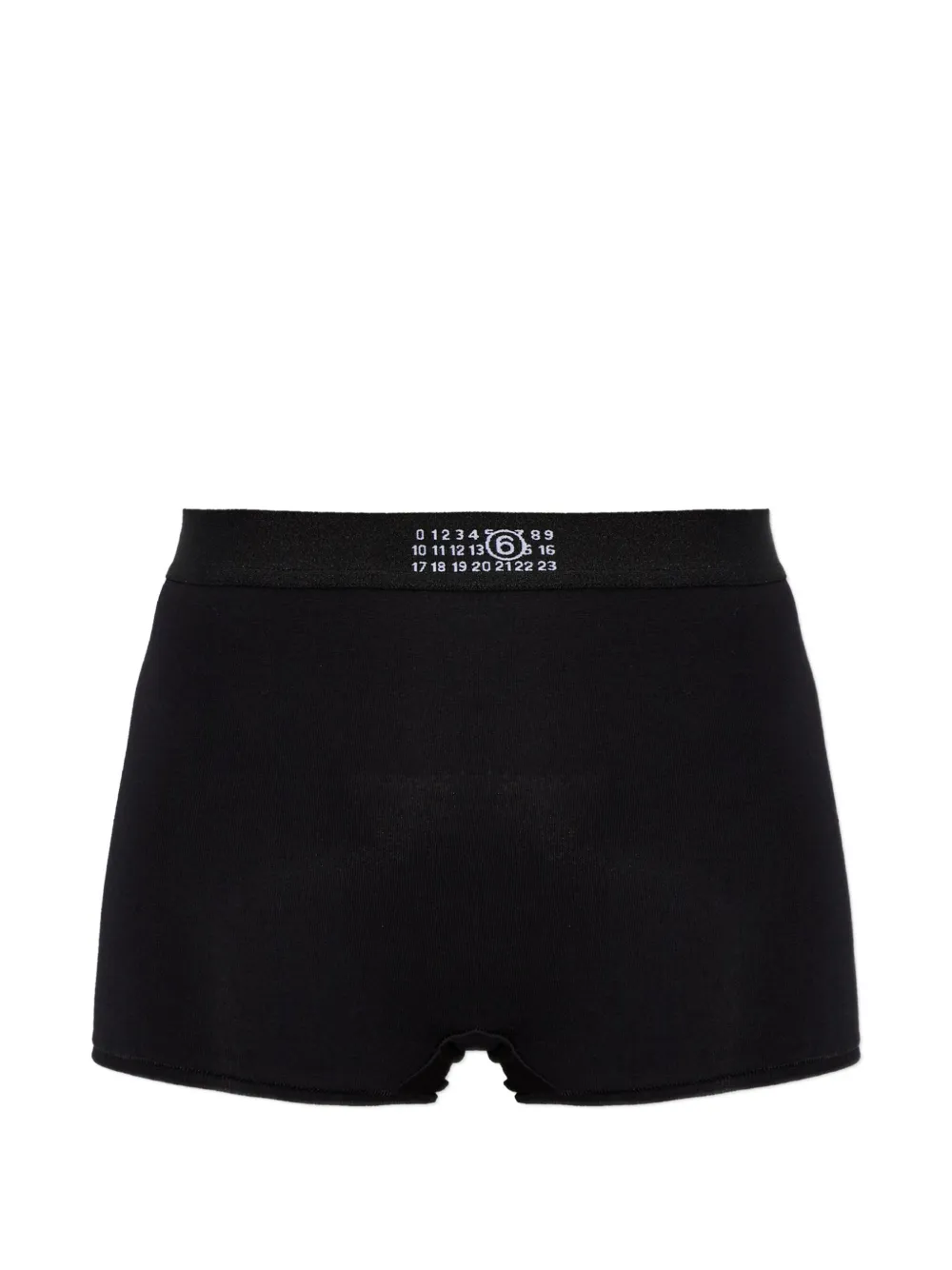 MM6 Maison Margiela logo-waistband boxer shorts - Nero