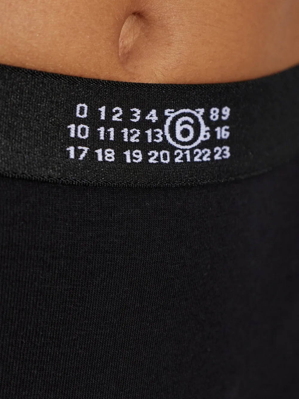 MM6 Maison Margiela Boxershorts met logoband Zwart