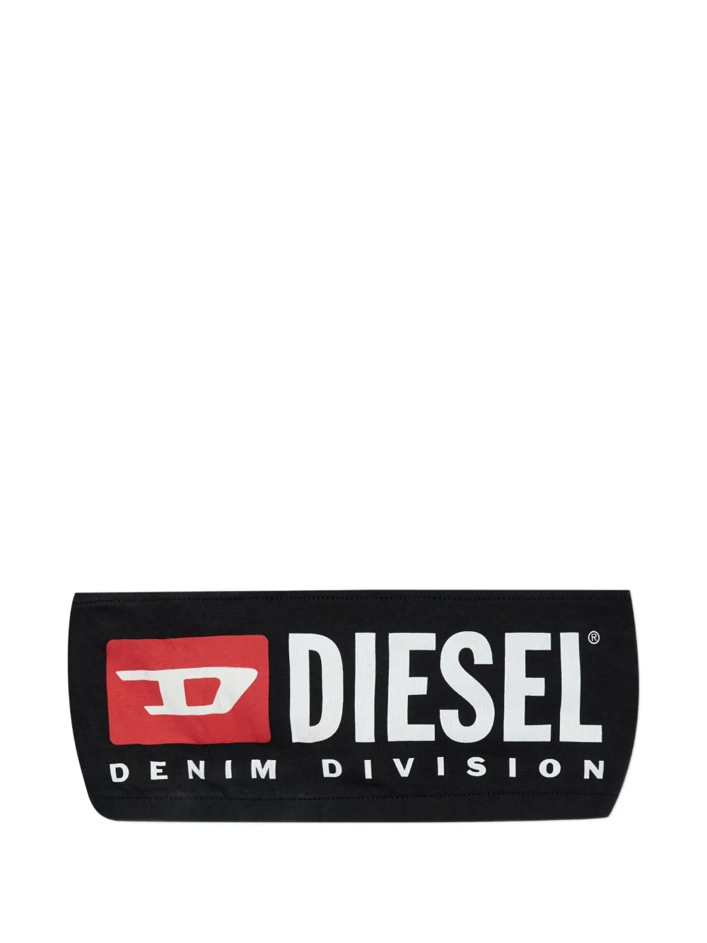 Diesel bandeau bra with Diesel logo - Nero