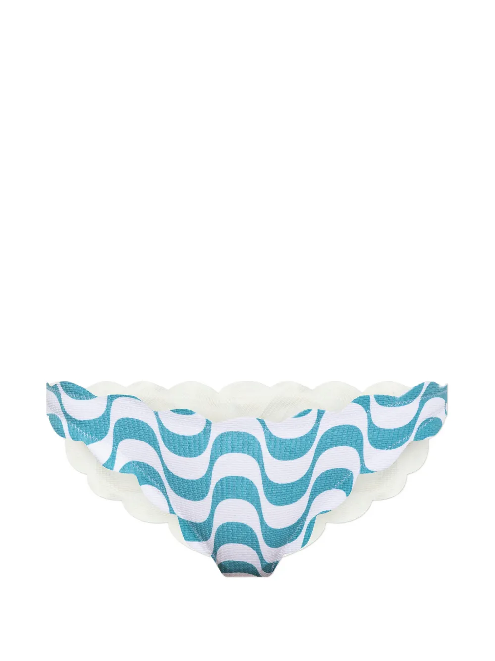 Marysia Antibes scalloped-edge bikini bottoms Blauw
