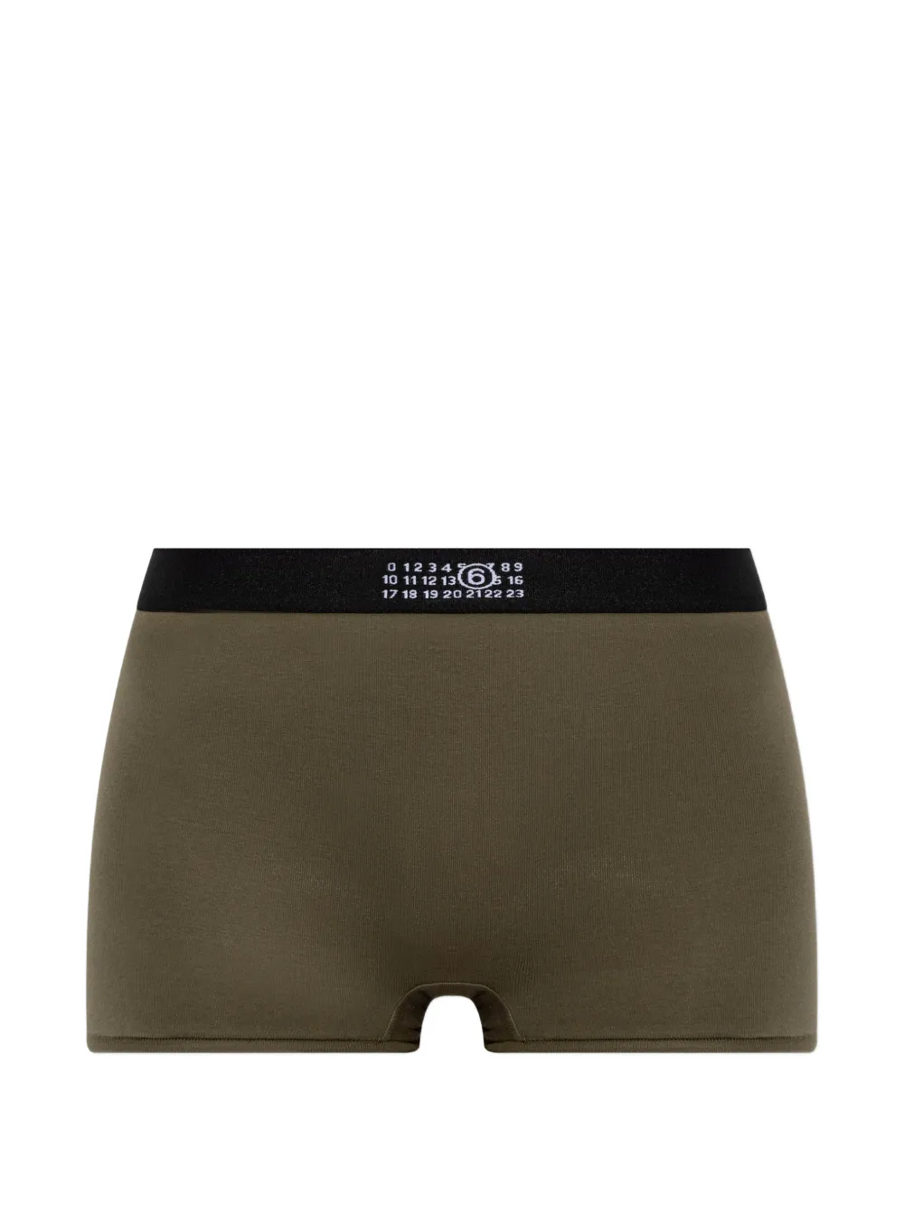 MM6 Maison Margiela logo-waistband boxers - Verde