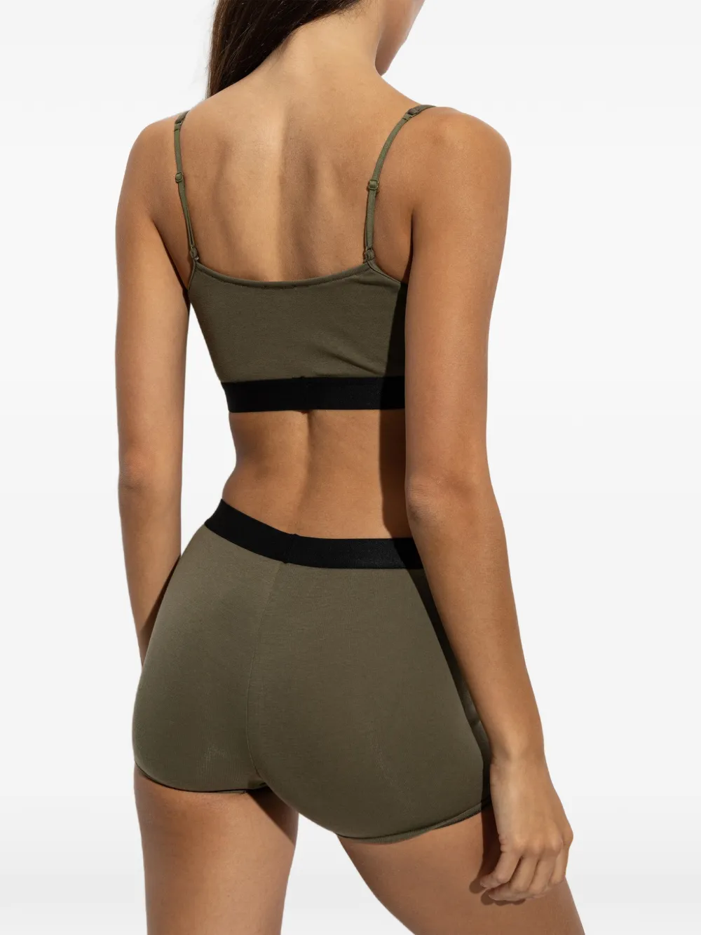 MM6 Maison Margiela Boxershorts met logoband Groen