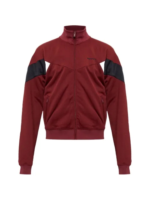 Alexander McQueen sudadera con logo bordado y diseño color block