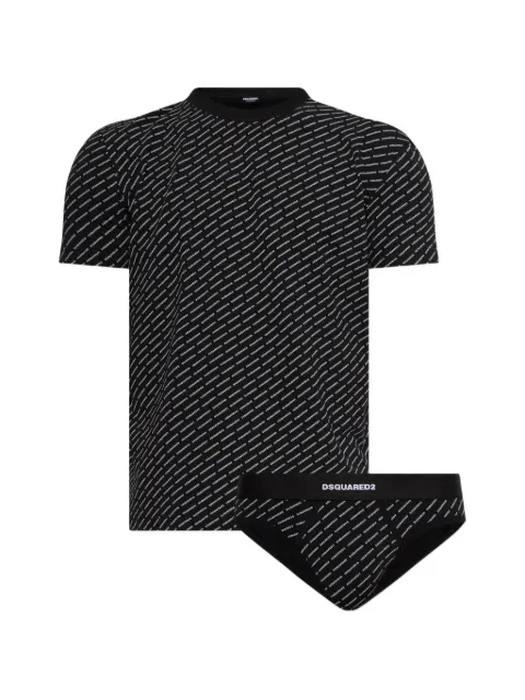 DSQUARED2 logo-print underwear set