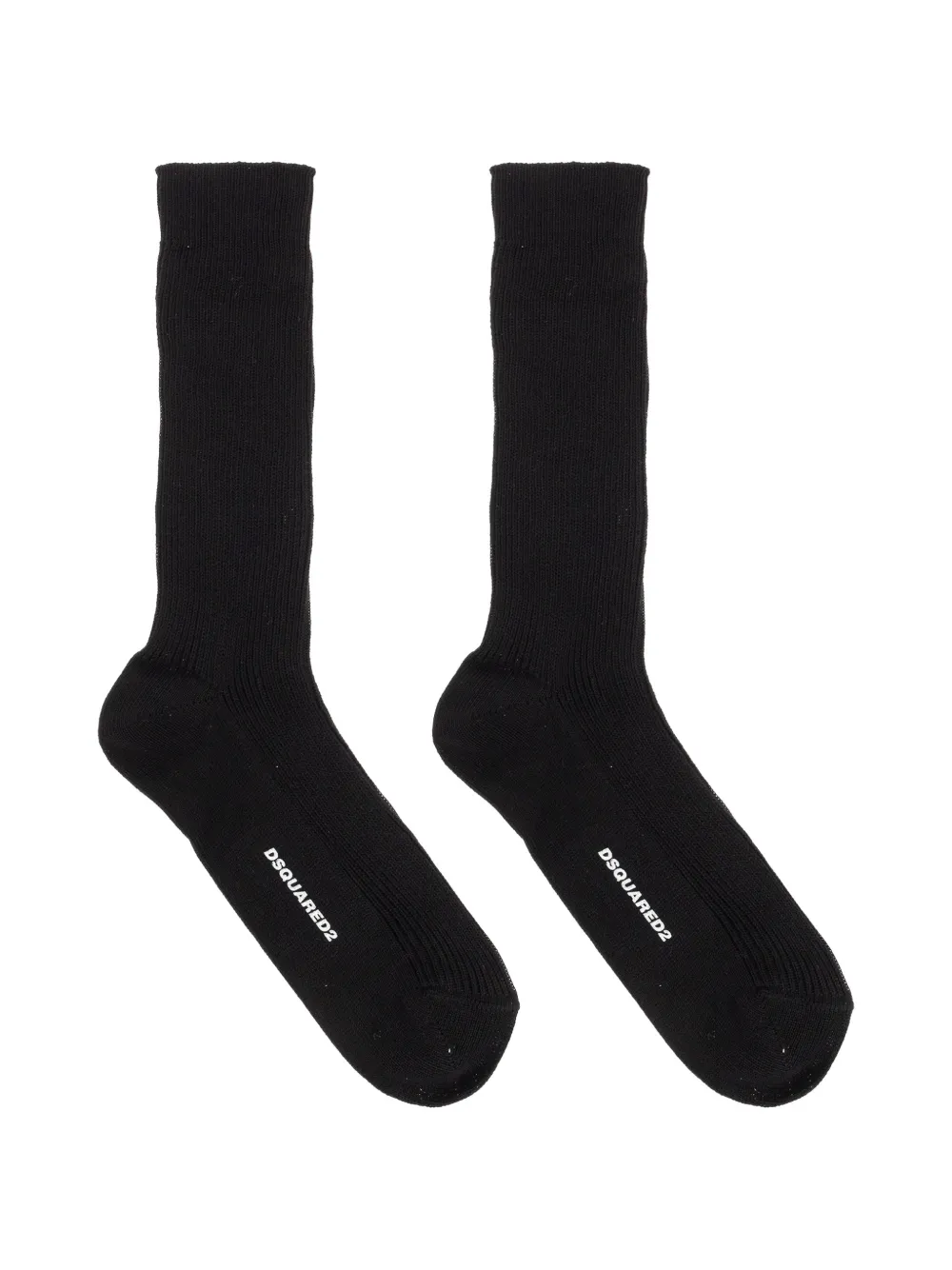 DSQUARED2 ribbed-knit logo-print socks