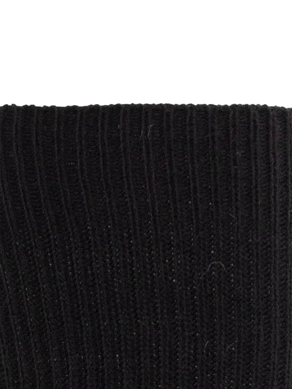 DSQUARED2 ribbed-knit logo-print socks Zwart
