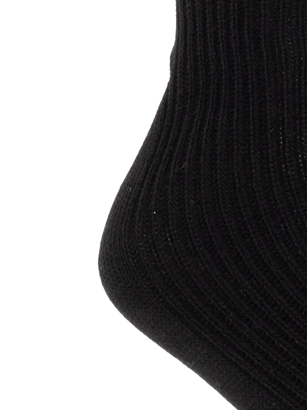 DSQUARED2 ribbed-knit logo-print socks Zwart