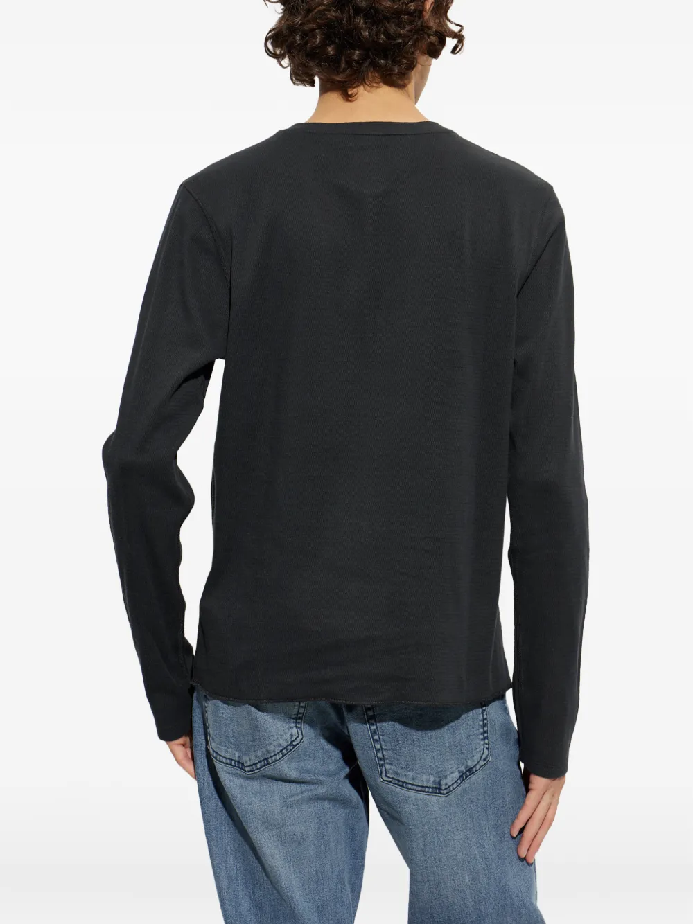 rag & bone T-shirt met lange mouwen Zwart