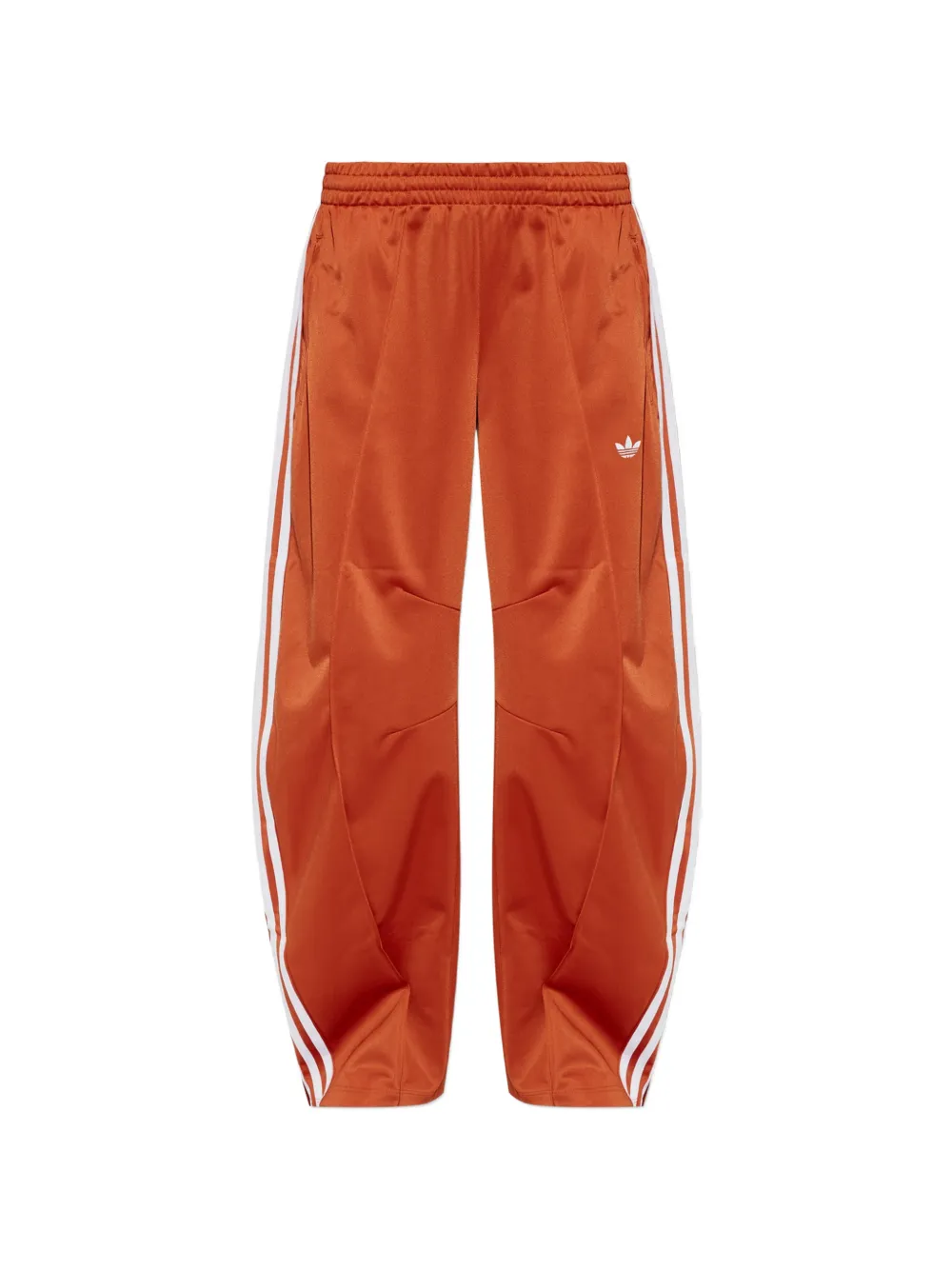 Adidas Originals Logo-embroidered Side-stripe Track Pants In 오렌지