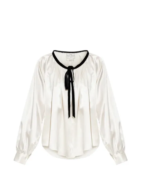 Forte Forte tie-neck silk blouse