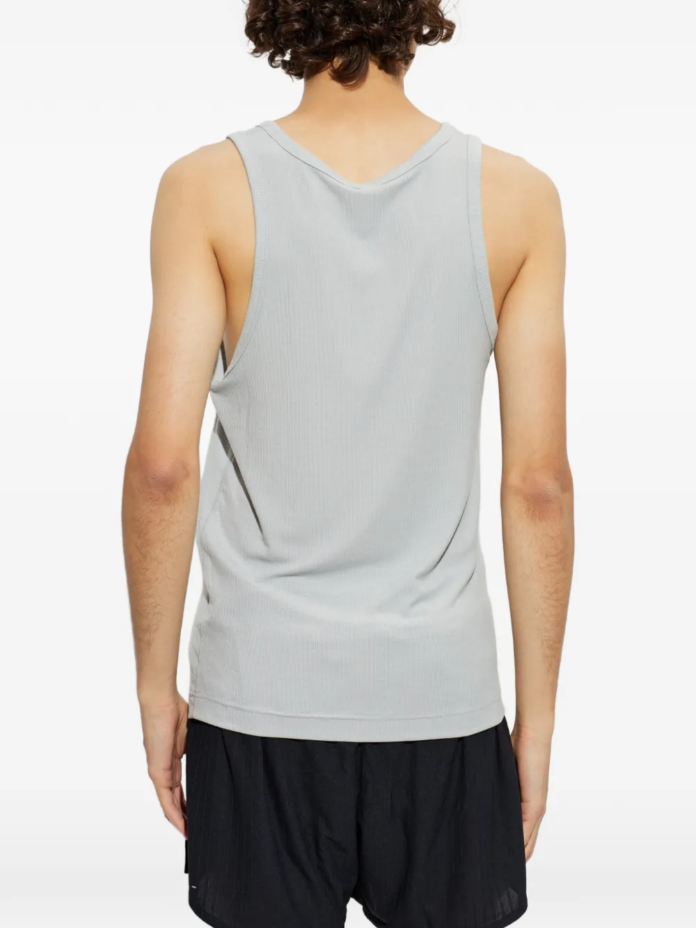 Nike NAC ribbed logo-patch vest Grijs