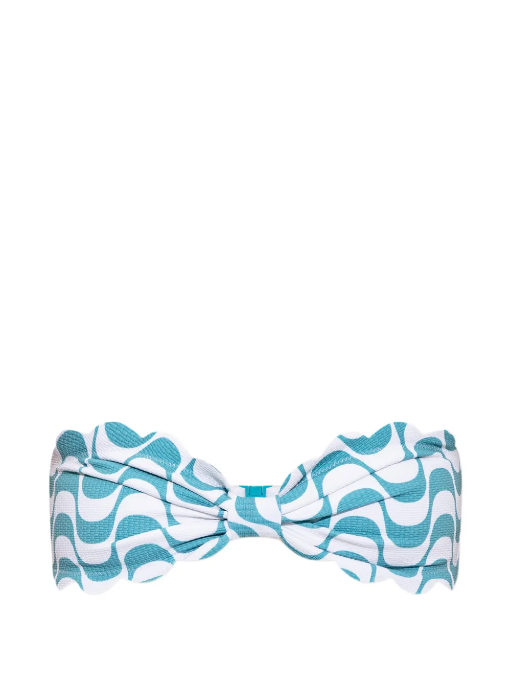 Marysia Antibes wave-print bikini top