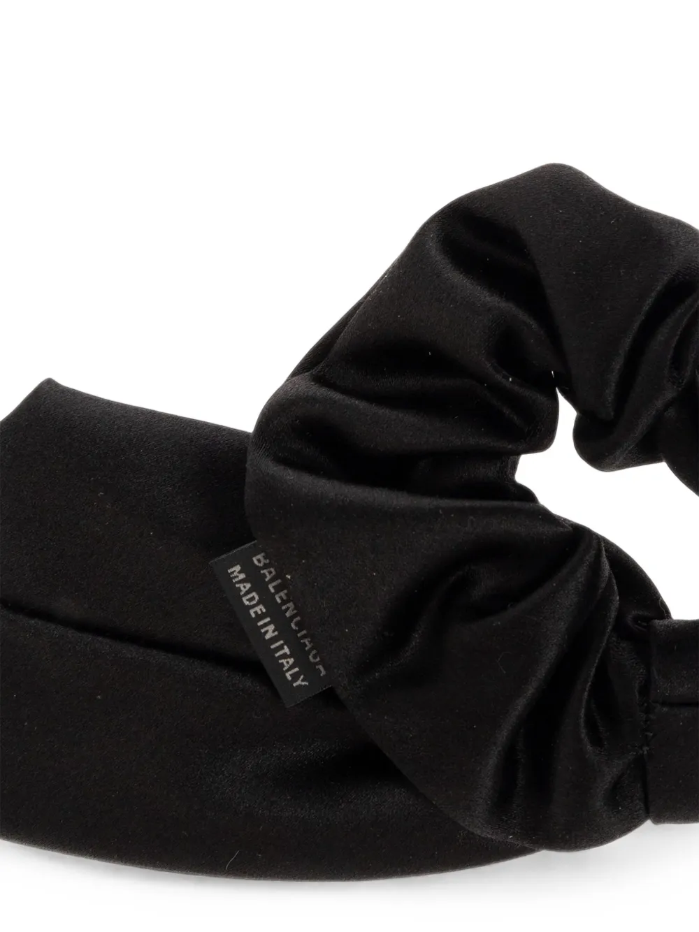 Balenciaga Haarstrik met strikdetail en ruches Zwart