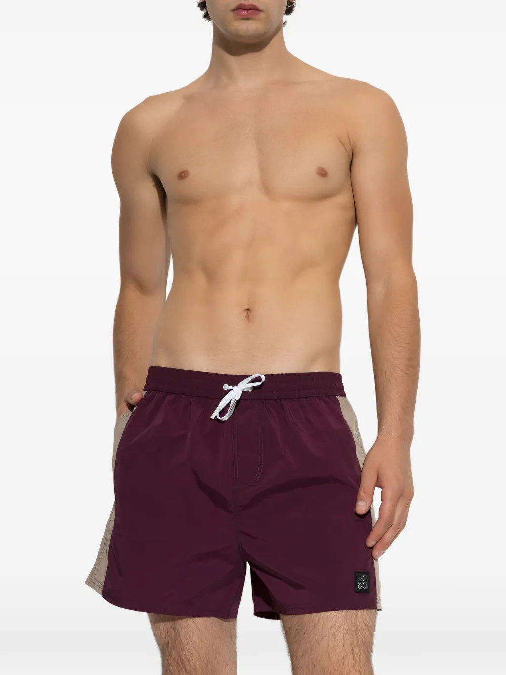 DSQUARED2 Upside Down midi-zwembroek Rood