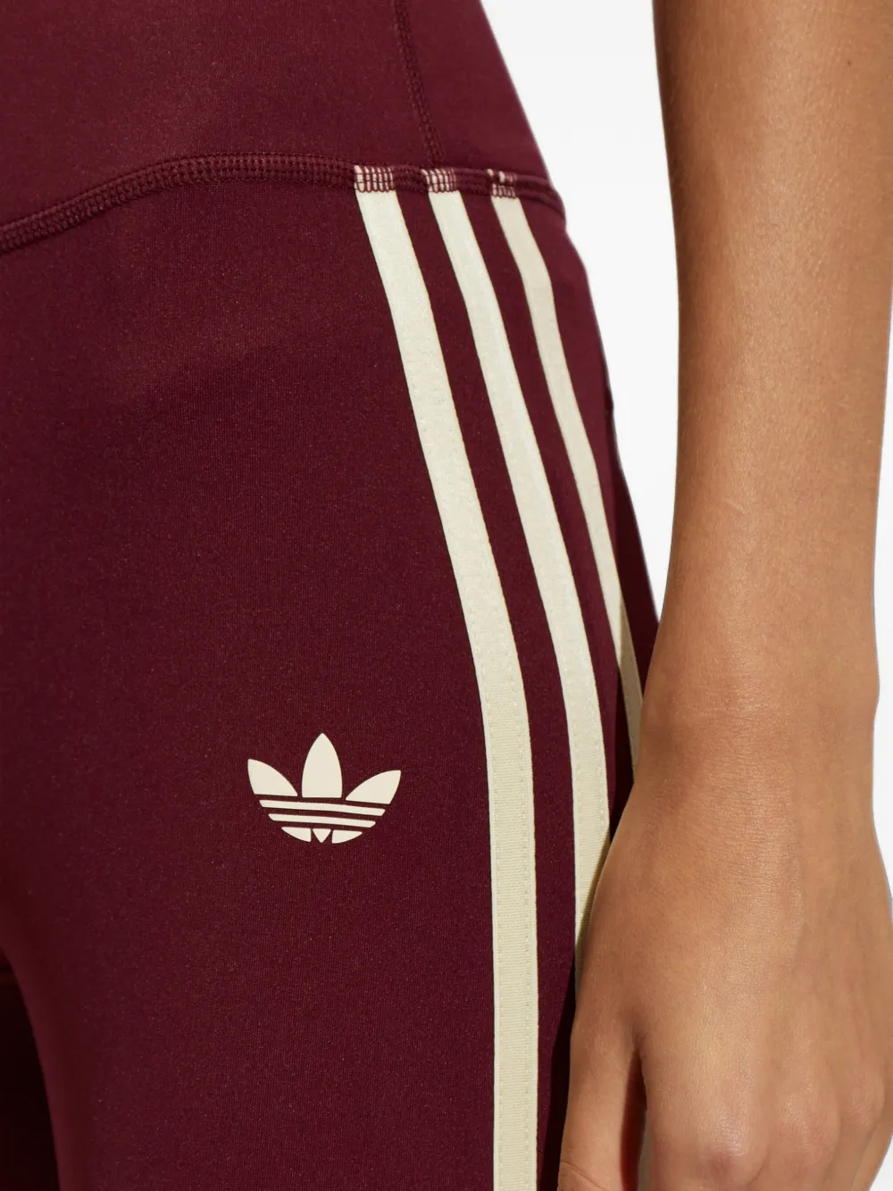 adidas Originals Sport Superstar logo-print leggings Rood