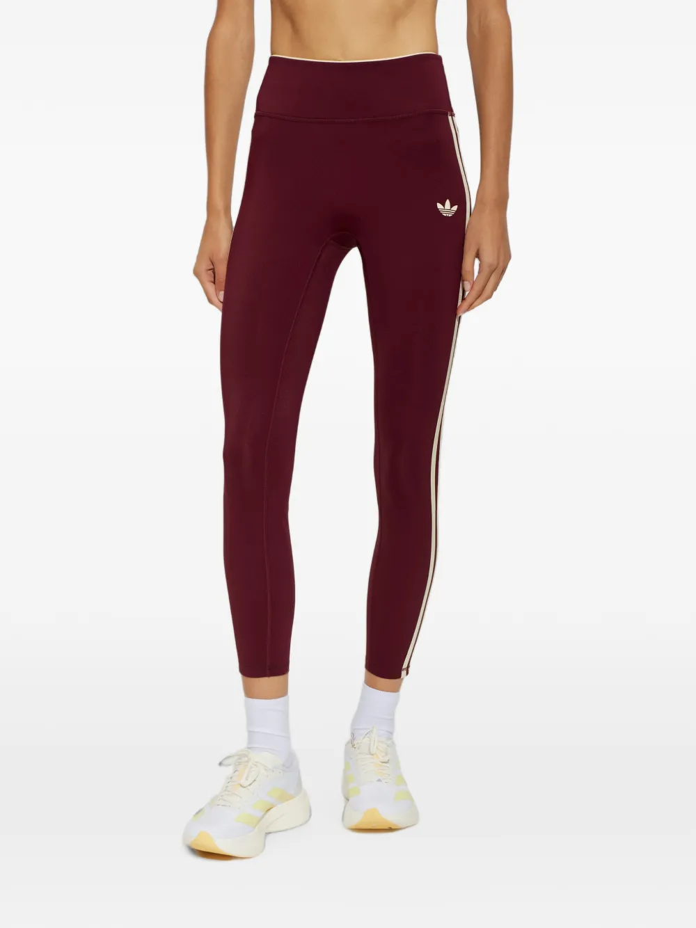 adidas Originals Sport Superstar logo-print leggings Rood