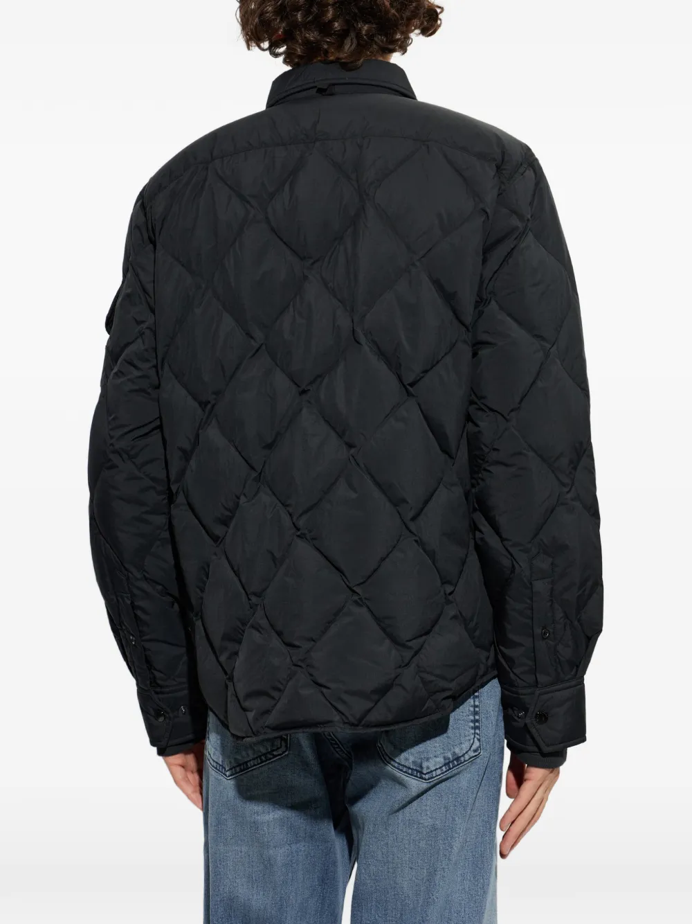 rag & bone Dane gewatteerd jack Zwart