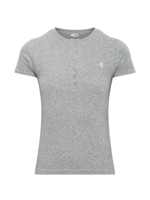 MM6 Maison Margiela ribbed-knit T-shirt