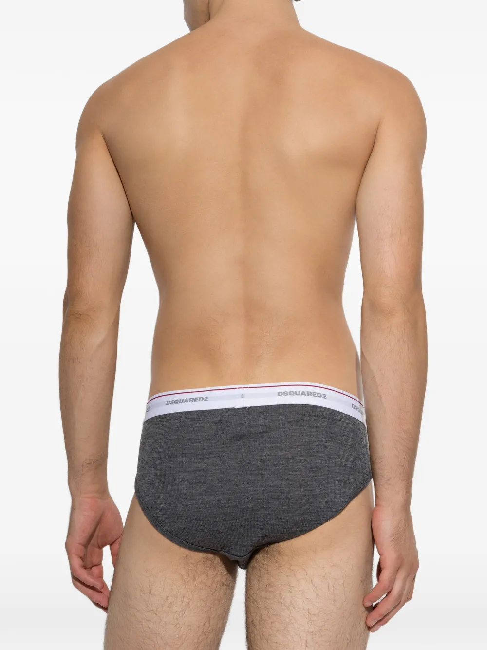 DSQUARED2 Slip met logoband Grijs
