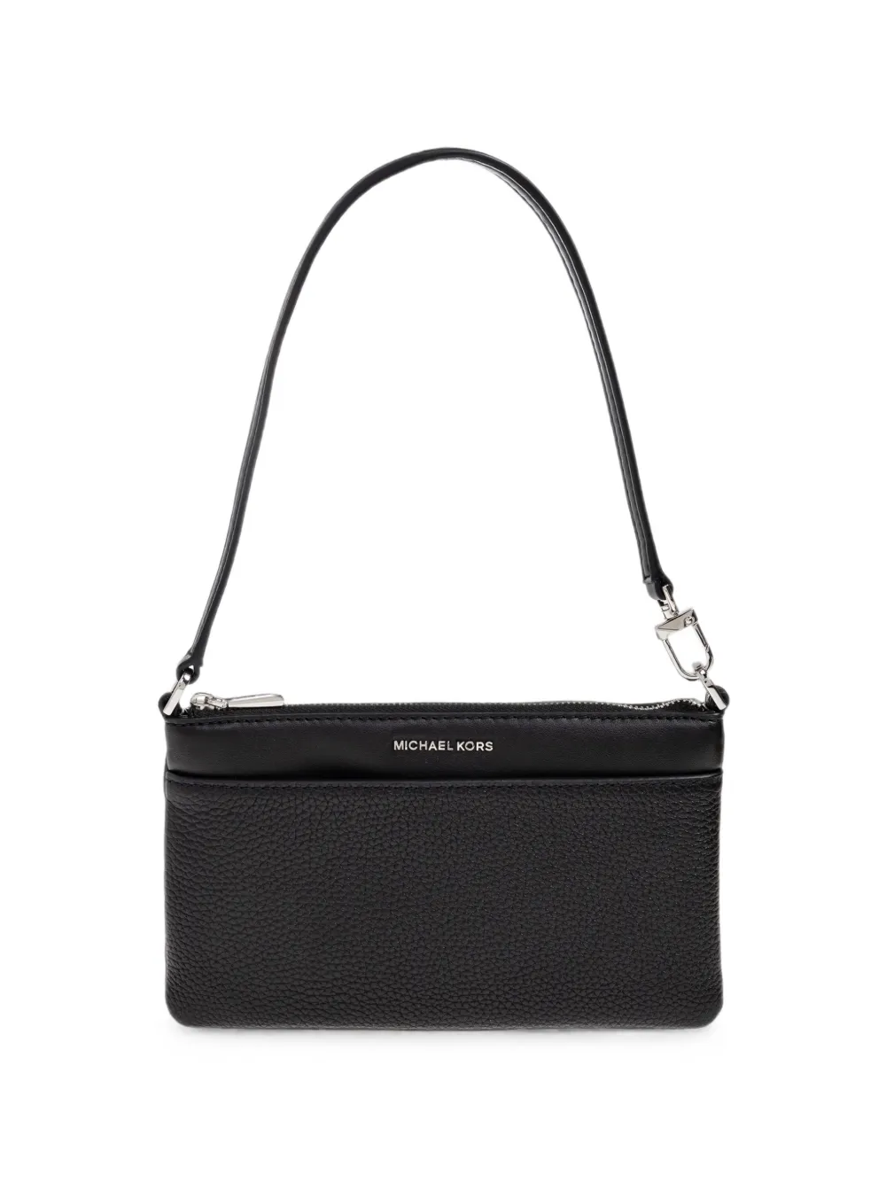 Michael Michael Kors Jet Set pebbled-leather shoulder bag - Nero