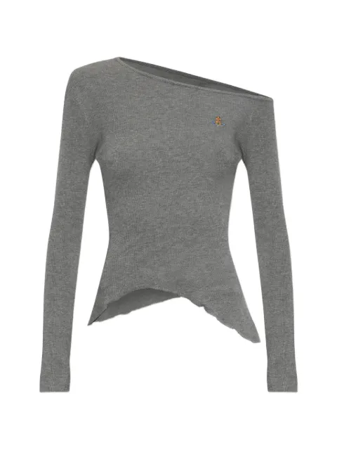 Vivienne Westwood Orb-embroidered long-sleeve T-shirt