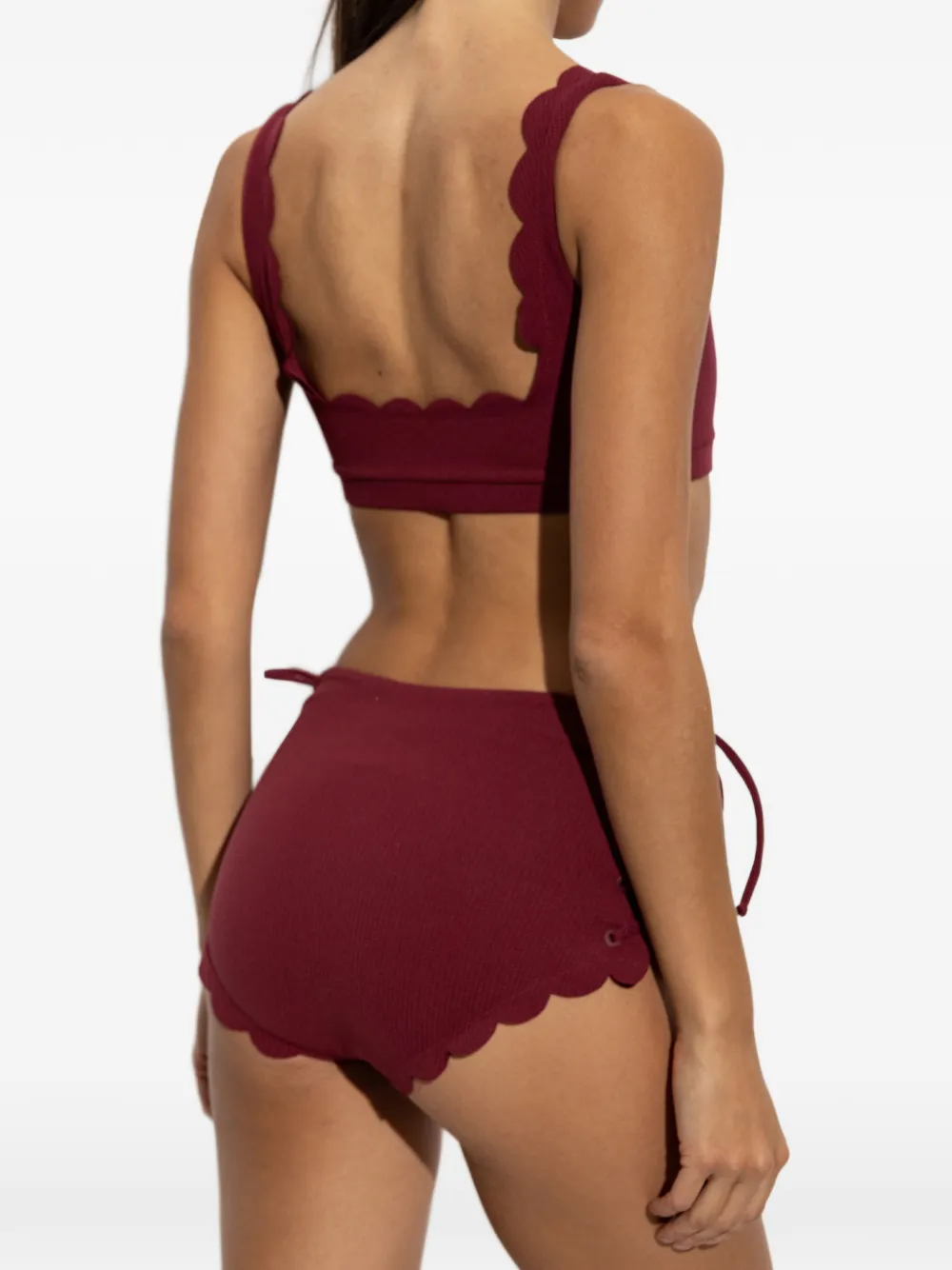 Marysia Palm Springs bikinislip met veters Rood