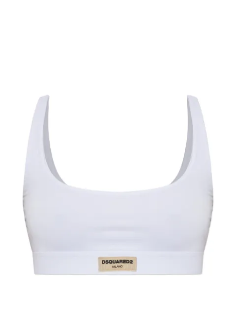 DSQUARED2 logo bralette