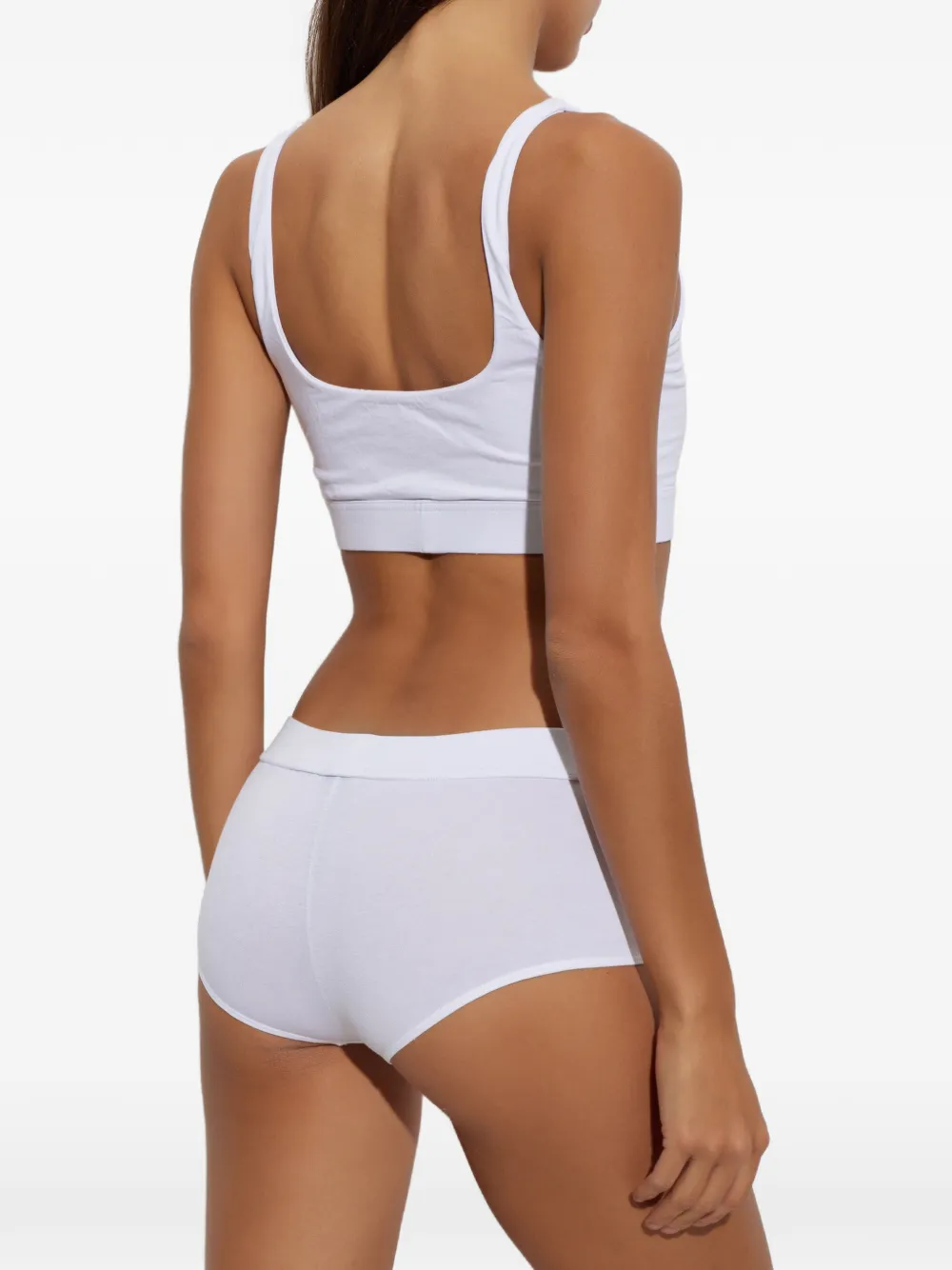 DSQUARED2 Bralette met logoband Wit