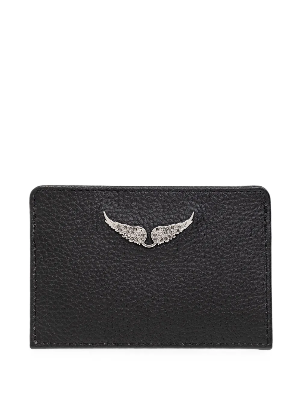 Zadig&Voltaire embellished Wings leather card case