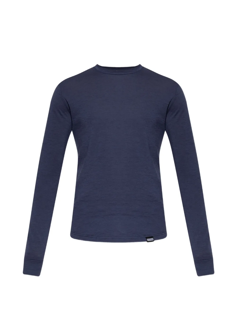 DSQUARED2 Snowy Dream wollen T-shirt met lange mouwen Blauw
