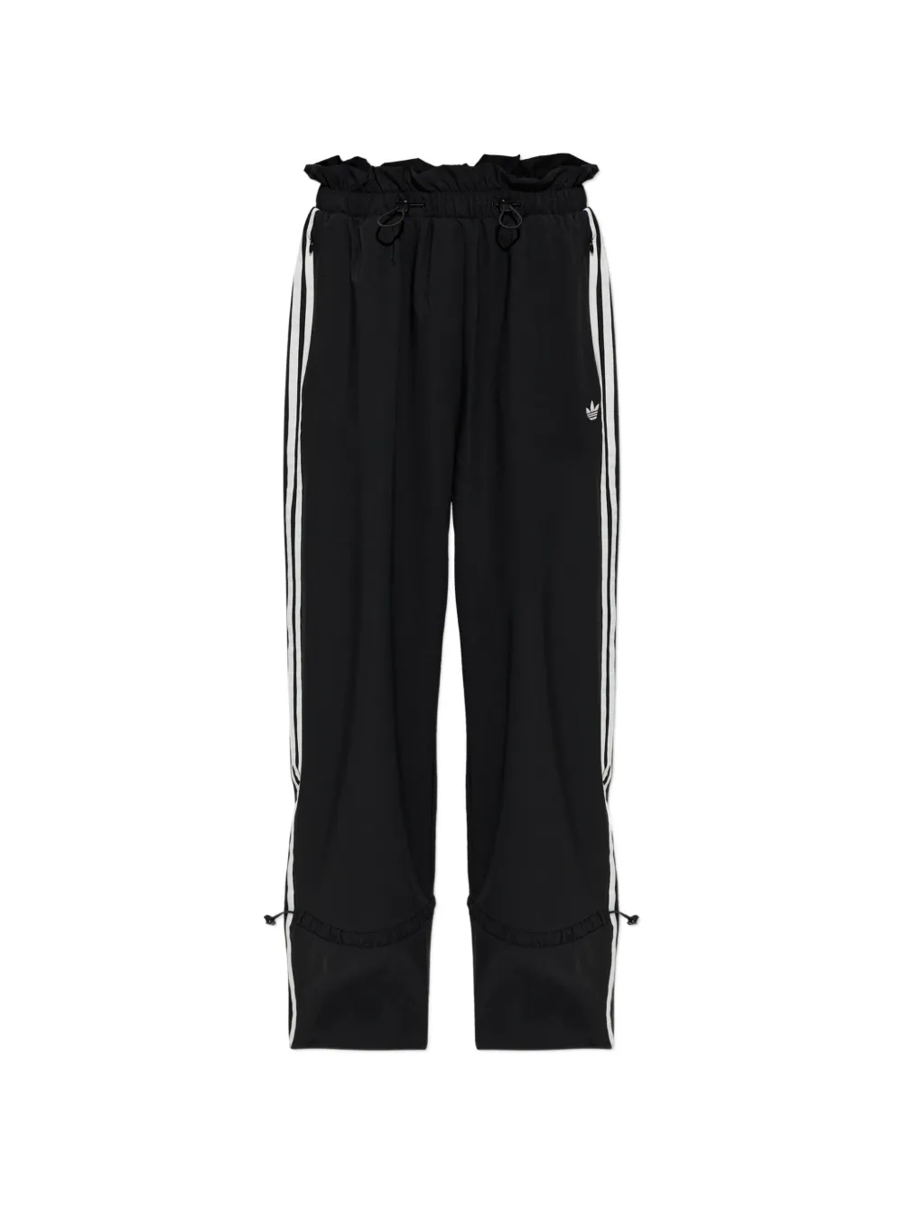 Adidas Originals Logo-embroidered Side-stripe Track Pants In 블랙