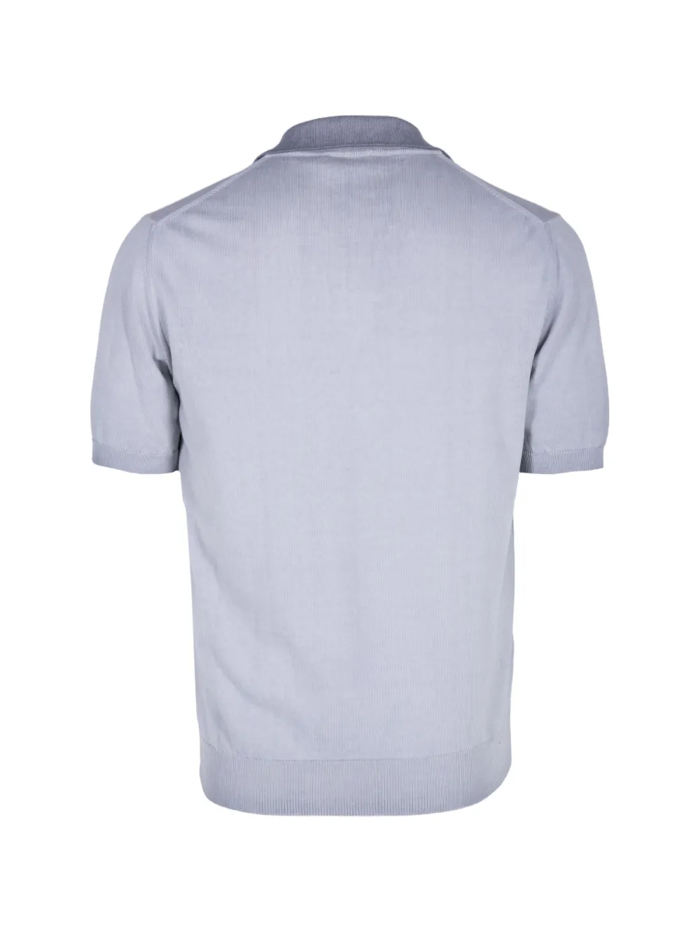 Altea short-sleeve knitted polo shirt Grijs