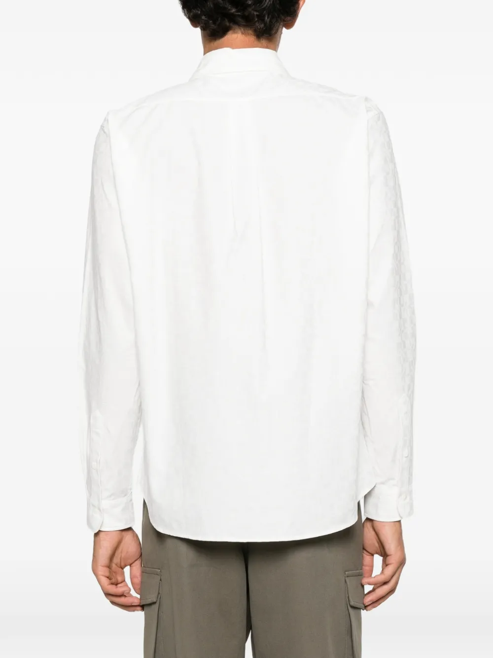 Kenzo Overhemd met jacquard-logo Wit