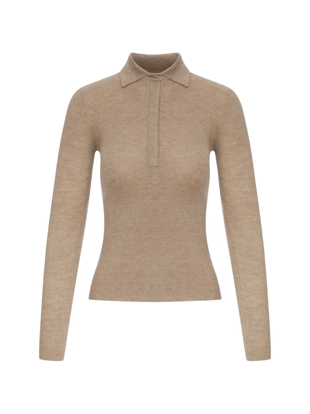 Max Mara ribbed-knit cashmere sweater - Toni neutri