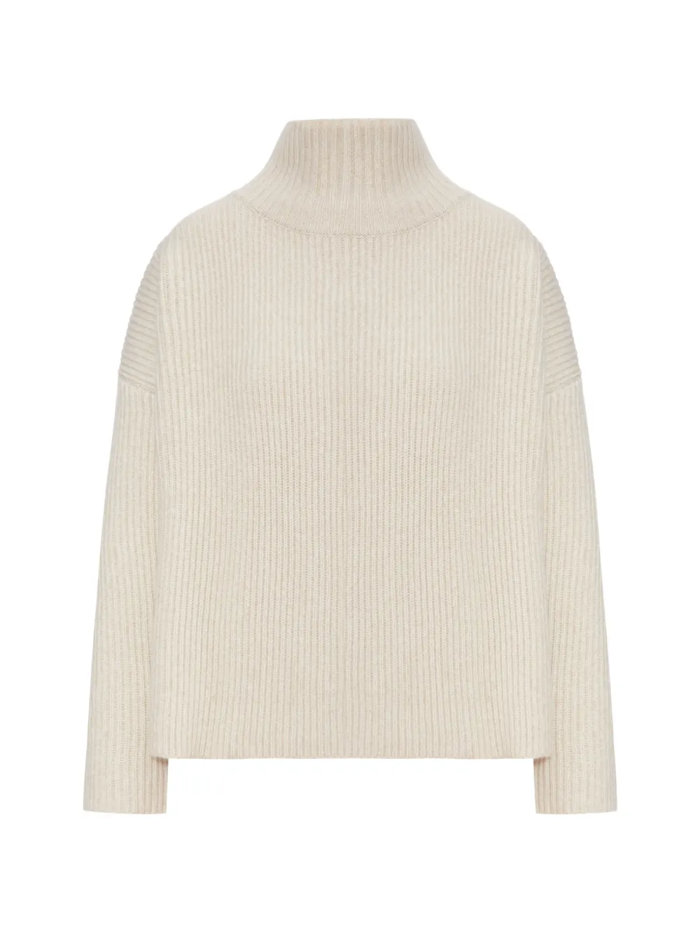 Max Mara ribbed-knit high-neck sweater - Bianco