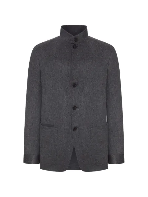 Zegna high-neck jacket