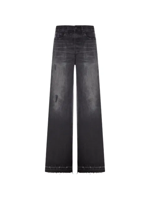 LOIS JEANS faded distressed jeans