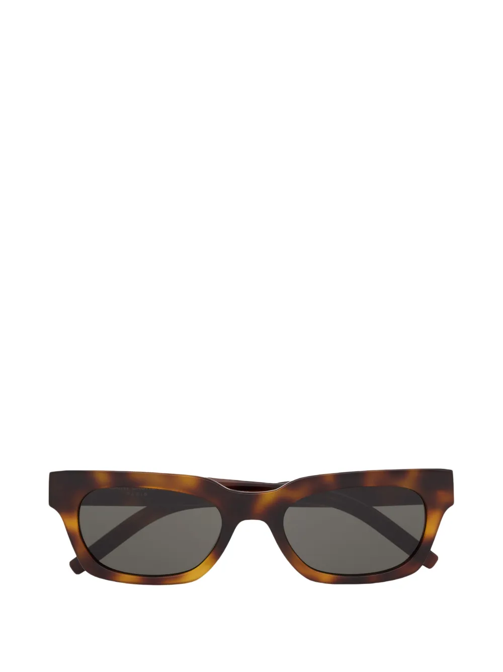 Saint Laurent Eckige SL M175 Cassandre Sonnenbrille - Braun