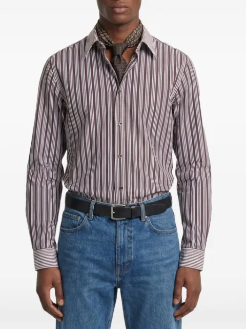 Saint Laurent Winchester striped cotton shirt