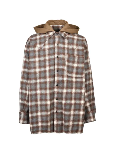 JUN/NAKAYAMA check-pattern shirt